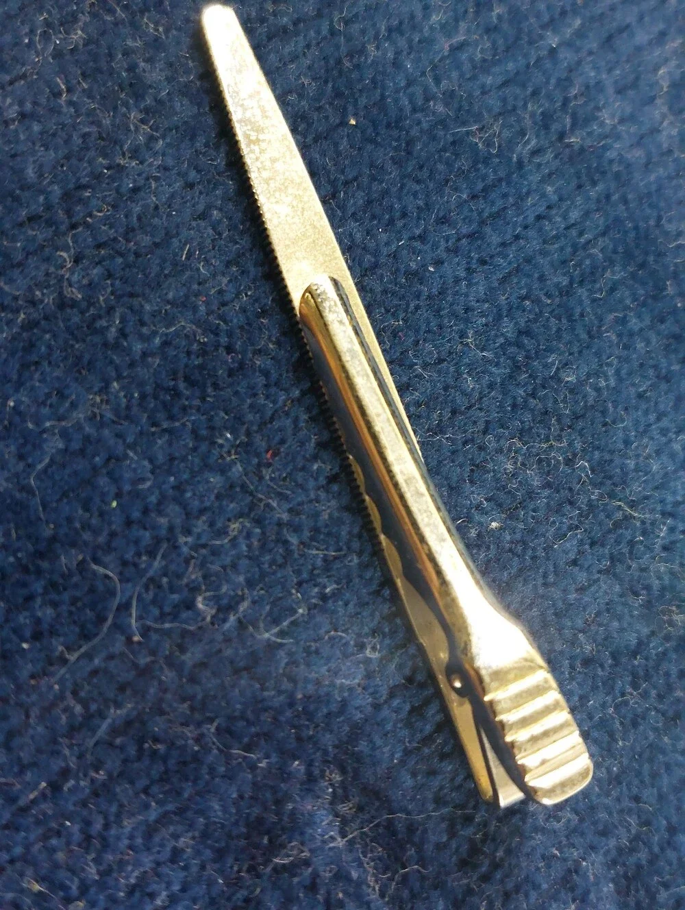 ​Vtg Lot of 2 Tool Advertising Tie Clips - Heller File & Cleveland Drill Company